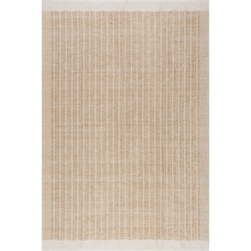 Nuloom Erina Striped Outdoor Rug, Beige 9' x 12'
