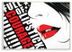 Red & Black Full Of Lipstick Courage Glam Fashion Poster Wall Art, 10"x15"
