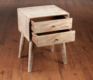 Lifestyle shot featuring the drawers opened to reveal interior space.