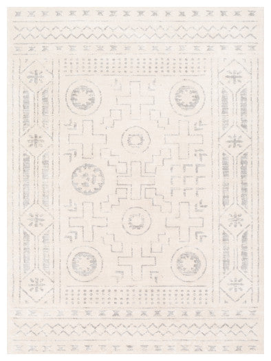 Surya Roma ROM-2332 7'10"x10' Rug, White/Medium Gray