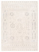 Surya Roma ROM-2332 7'10"x10' Rug, White/Medium Gray