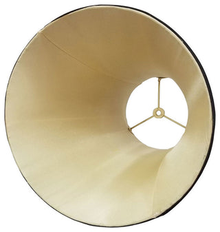 Royal Designs True Bell Lamp Shade, Black, 7"