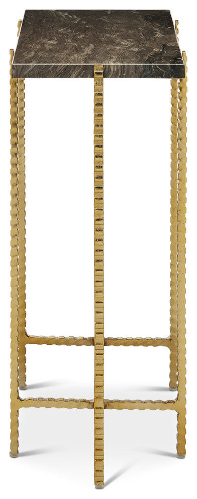 Flying Marble Gold Side Table
