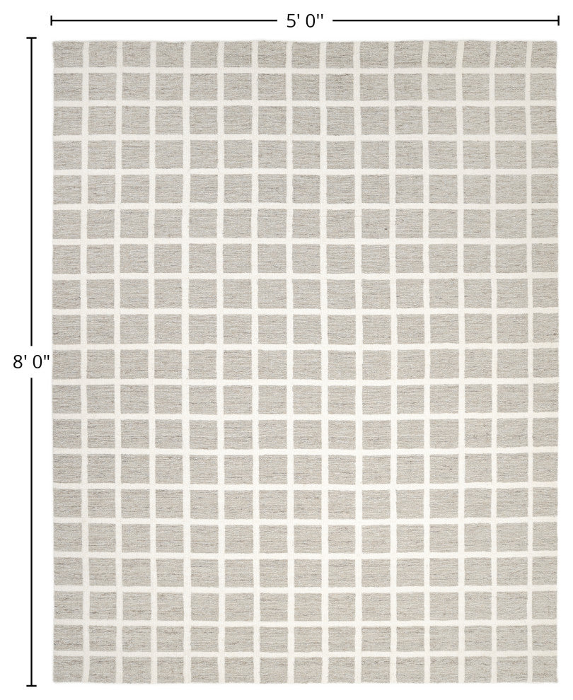 Rye, Handmade Area Rug 3' 0" x 5' 0", 5 X 8