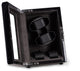 Ash Wood High Lacquer 2 Watch Winder and 2 Watch Storage Case, Glass Top