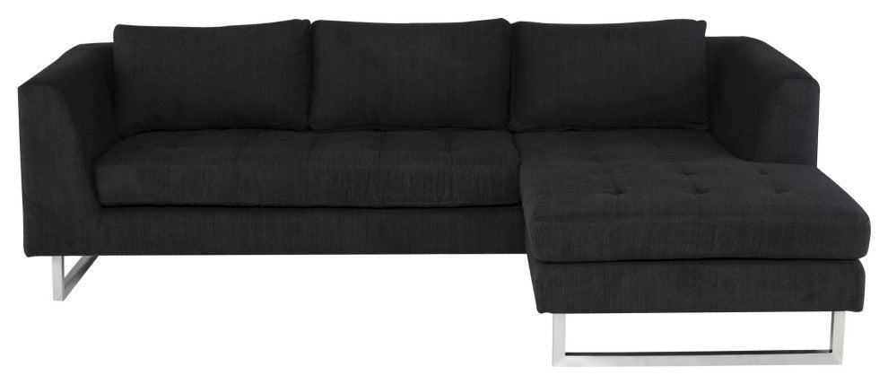 Matthew Coal Fabric Sectional Sofa, HGSC674
