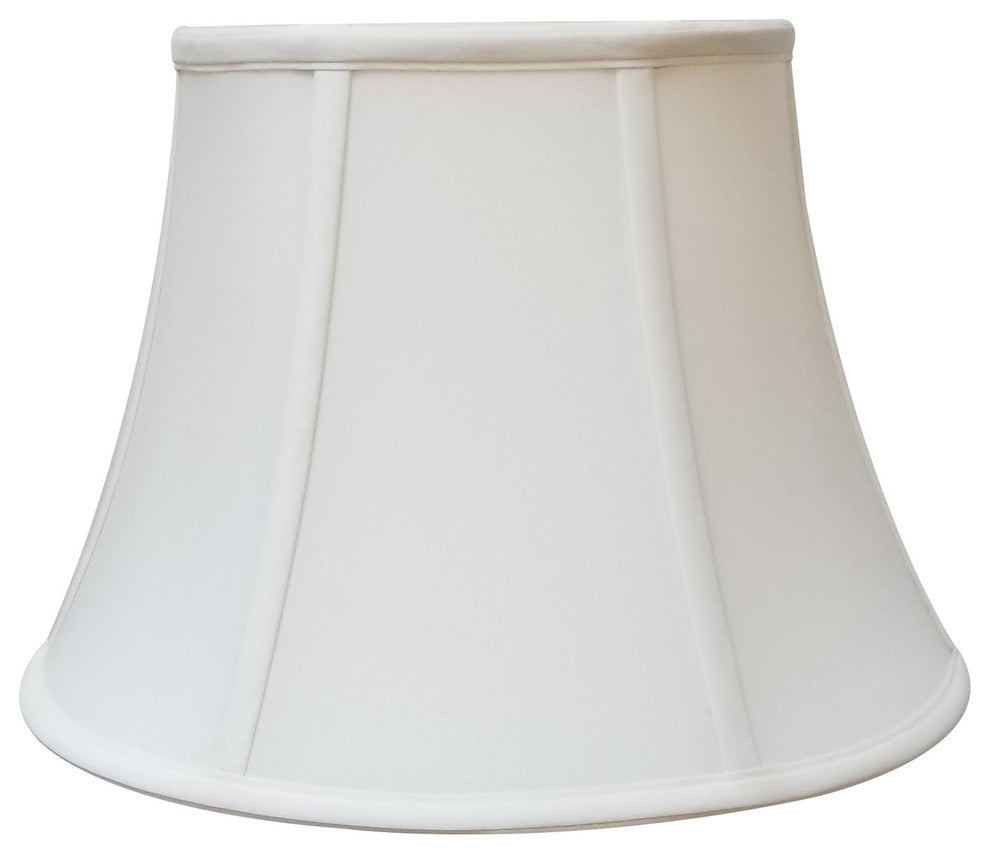 Oval Basic Lampshade, Antique Gold, White, (10.5x7.5)x(18x14)x13