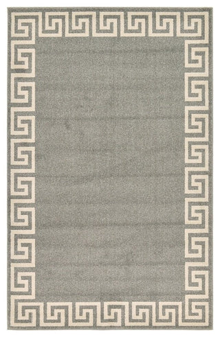 Unique Loom Gray Athens Modern 5' 0 x 8' 0 Area Rug