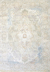 Valley Modern Area Rug, Gray/Blue, 9'X12'10"