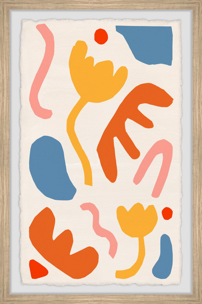 "Undefined Objects" Framed Painting Print, 12x18