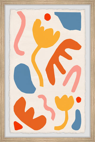 "Undefined Objects" Framed Painting Print, 12x18