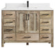 Malibu Mango 48 Single Sink Bath Vanity in Natural 1.5" White Quartz