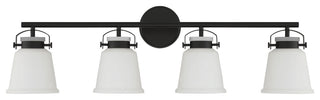Kaden 4-Light Bathroom Vanity Light, Matte Black