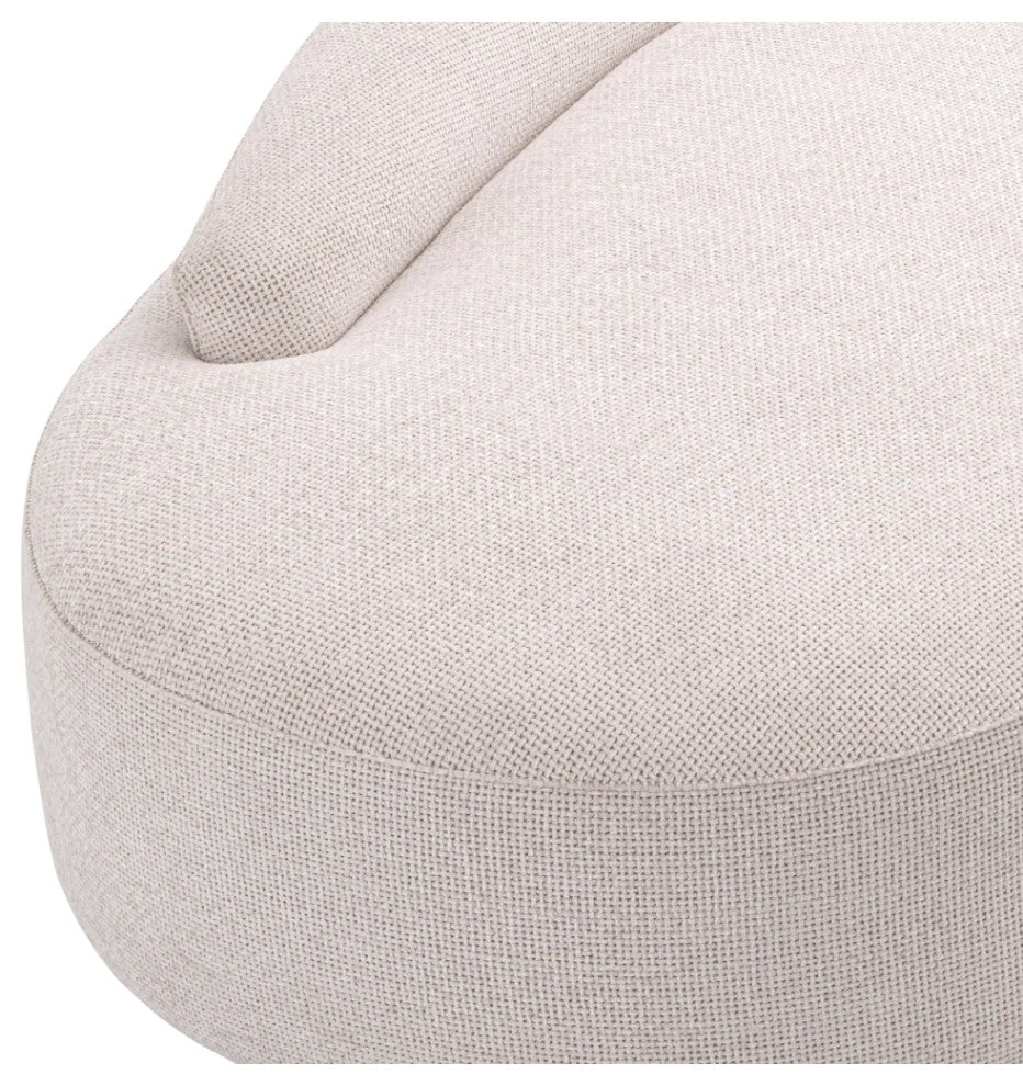 White Modern Curved Sofa | Eichholtz Rivolo