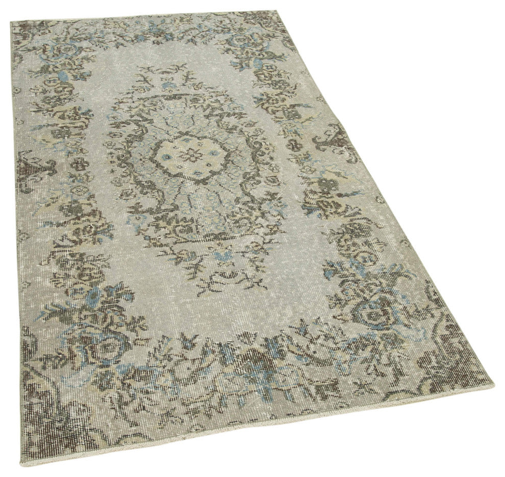 Rug N Carpet - Hand-knotted Turkish 3' 3'' x 5' 10'' Decorative Over-dyed Rug