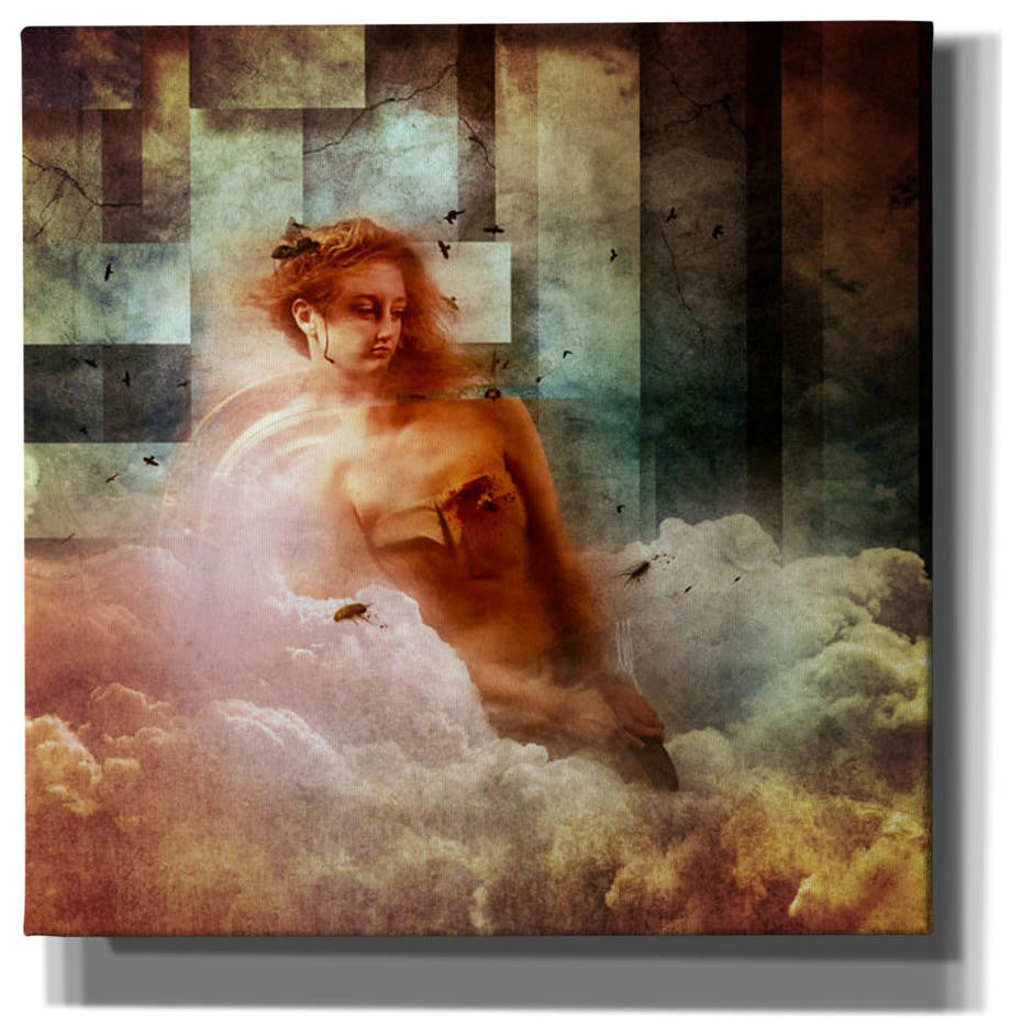 Cortesi Home "Clouds" by Mario Sanchez Nevado, Giclee Canvas Wall Art, 12"x12"