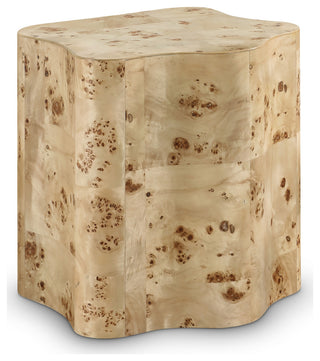 Zaire End Table, Beige