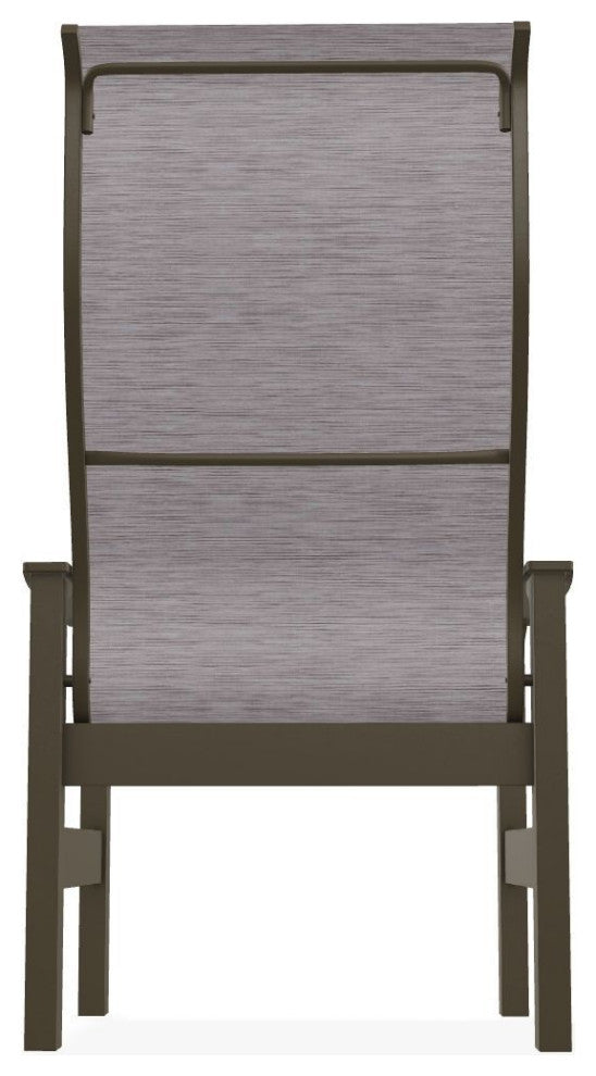 Leeward Sling Outdoor Supreme Armchair, Fossil/Beachwood