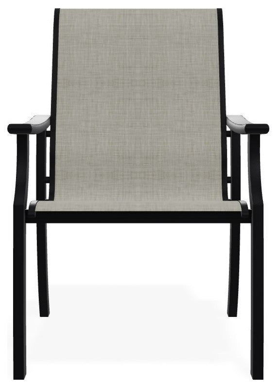 St. Catherine Sling Outdoor Armchair, Ella/Black