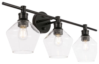 Elegant Lighting LD2316 Gene 3 Light 28"W Vanity Light - Chrome