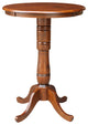 30" Round Top Pedestal Table, Espresso