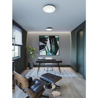 Skye, LED Flush Mount, 19", Black