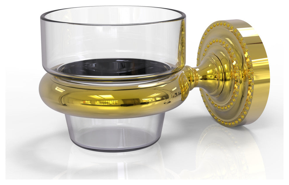 Dottingham Wall Mounted Votive Candle Holder, Polished Brass