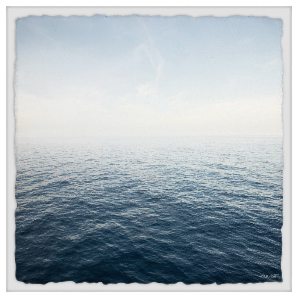 "Rippling Ocean" Framed Painting Print, 24x24