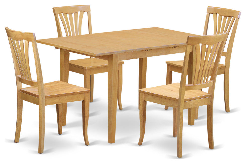 5 Pctable And Chair Set Dining Table For Small Spaces And 4 Dining Chairs