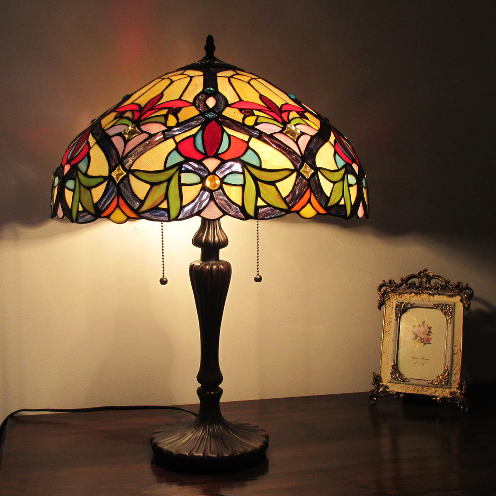 Byron 2-Light Victorian Table Lamp