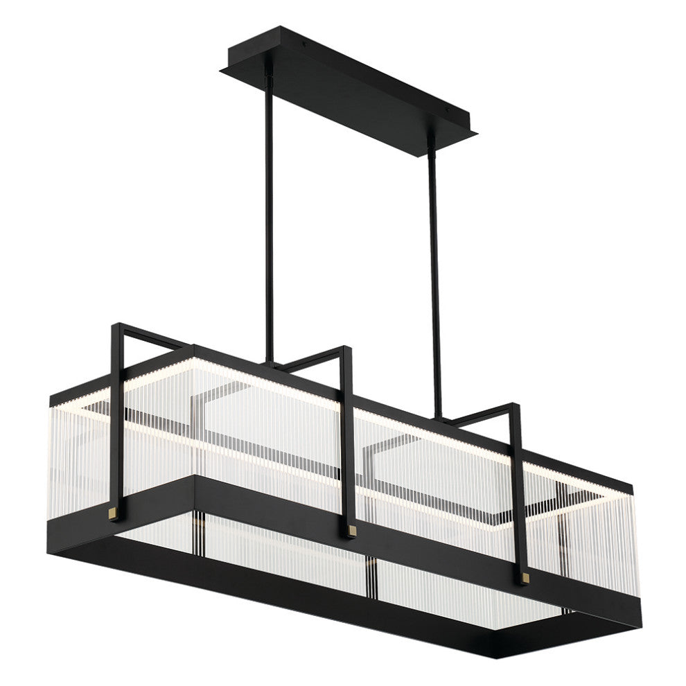 Tye 1-Light Chandelier, Black