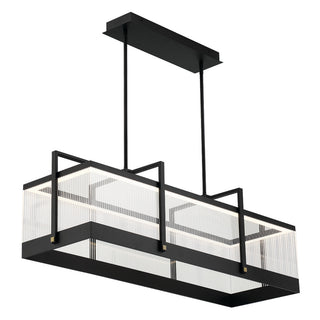 Tye 1-Light Chandelier, Black