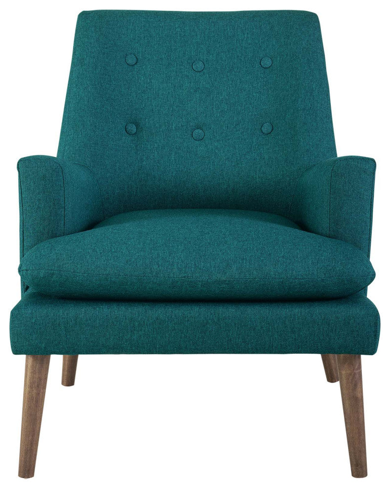 Leisure Upholstered Lounge Chair Teal