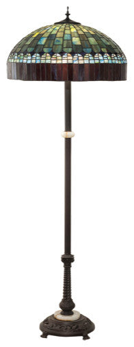 Meyda Lighting 229127 62" High Tiffany Candice Floor Lamp