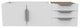 CastelloUSA Alpine 48" Wall Mounted Vanity, Base Only, White, Chrome Handles
