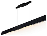 Bellagio 42 in LED Integrated Black Chandelier