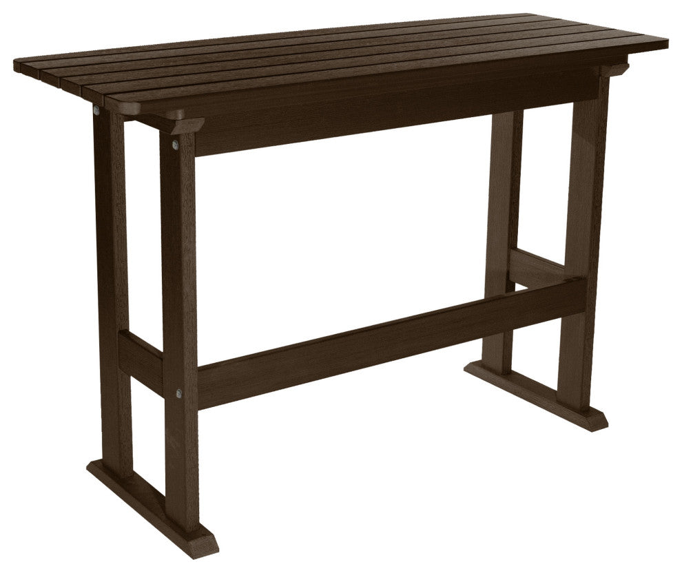 Highwood Lehigh Counter Height Balcony Table, Weathered Acorn