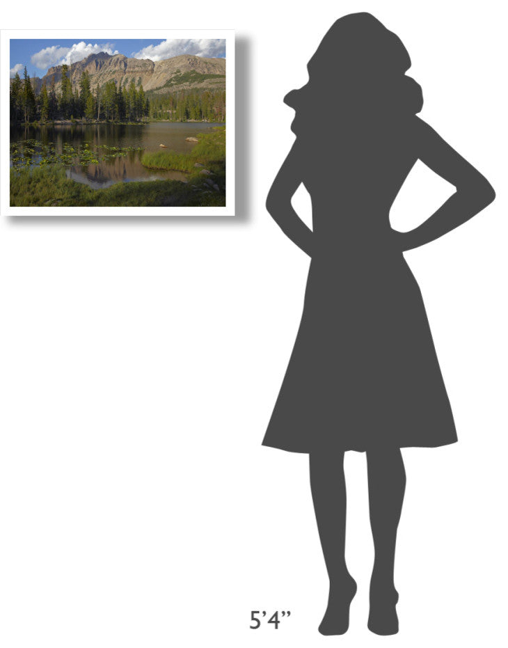 "Butterfly Lake, Uinta Range, Utah" Paper Print by Tim Fitzharris, 26"x20"
