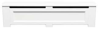 Wood Baseboard Heater Cover 3ft Length, Shaker, Closed Endcaps