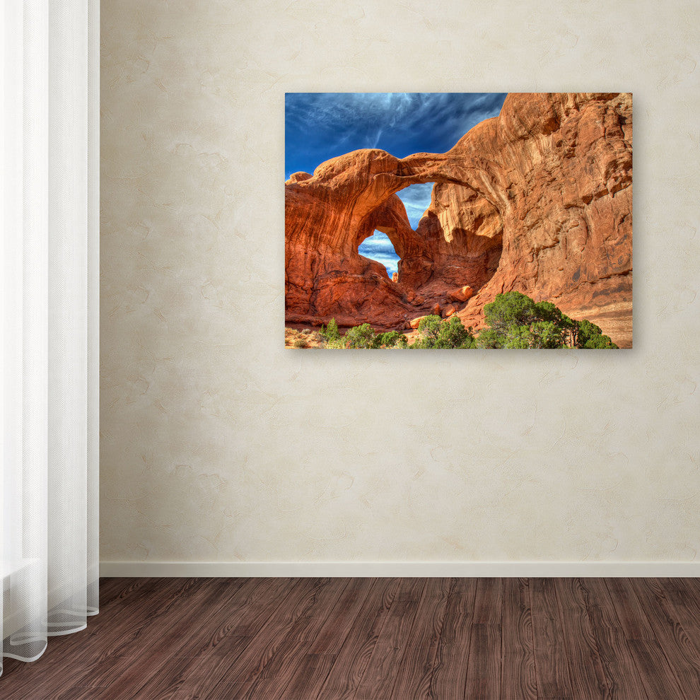 'Double Arch' Canvas Art by Pierre Leclerc