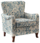 Nicola Contemporary Armchair, Blue