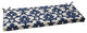 Bosco Navy Bench Cushion