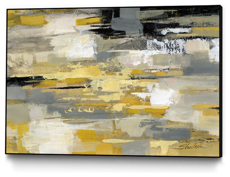 "Urban Walkway" Art Block Framed Canvas, 28"x22"