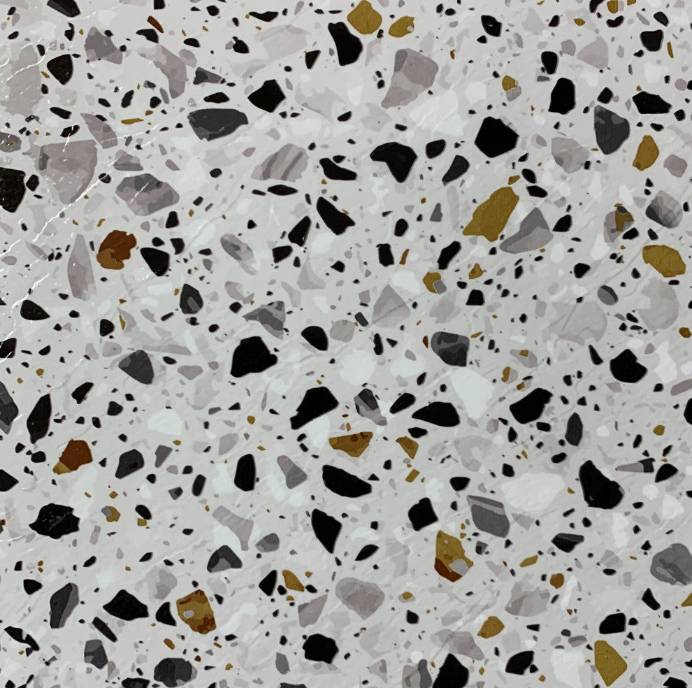 PowerSellerUSA Vinyl Self Adhesive Floor Tiles 40 Pcs 12x12 inches with 1.2 mm