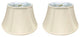 Royal Designs Shallow Drum Bell Bouillotte Lamp Shade, Beige, 9.5x15x8, Set of 2