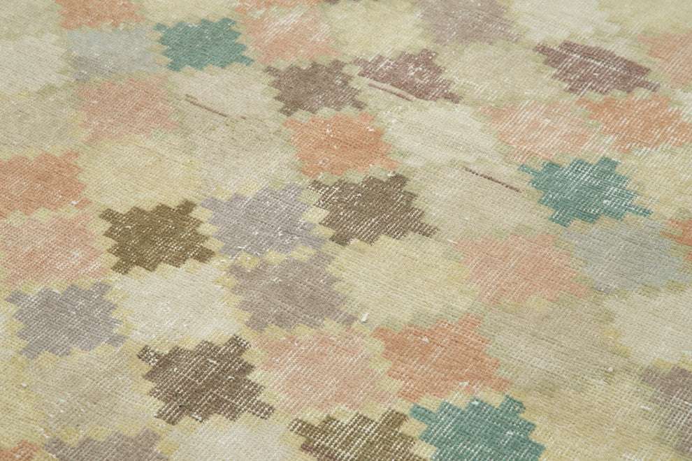 Rug N Carpet - Handwoven Turkish 5' 0'' x 9' 10'' Decorative Vintage Rug