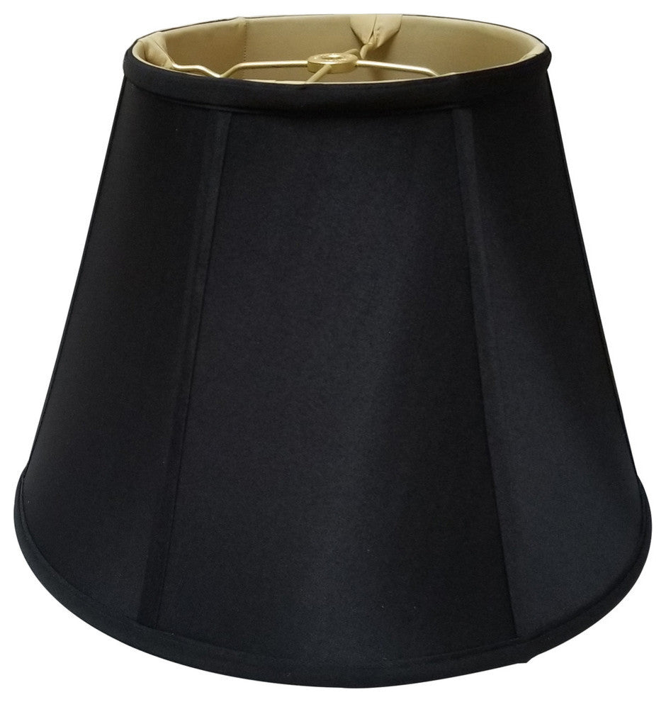 Royal Designs Empire Lamp Shade, Black, 8"
