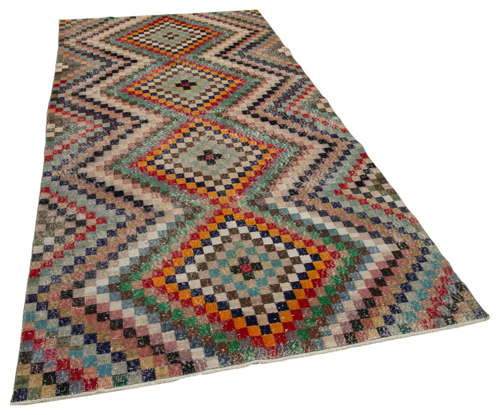 Rug N Carpet - Handwoven Turkish 4' 10'' x 9' 11'' Antique Area Rug