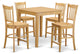 5 Pc Pub Table Set - High Top Table And 4 Counter Height Stool