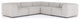 Gwen Outdoor 5 Pc Sectional